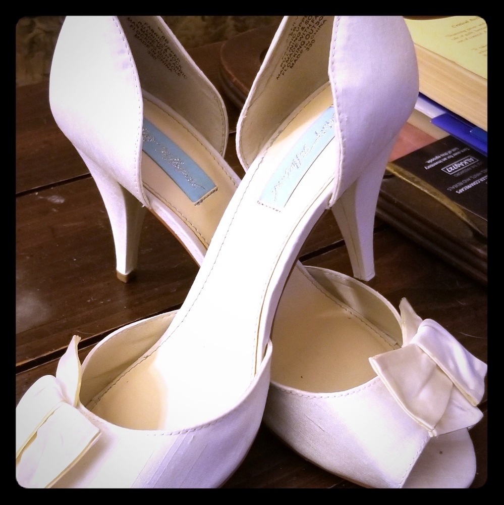 Betsey Johnson Wedding Heels